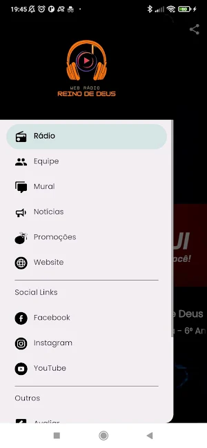 Web Rádio Reino de Deus Screenshot 1