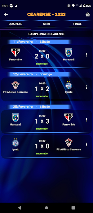 Campeonato Cearense de Futebol Screenshot 3