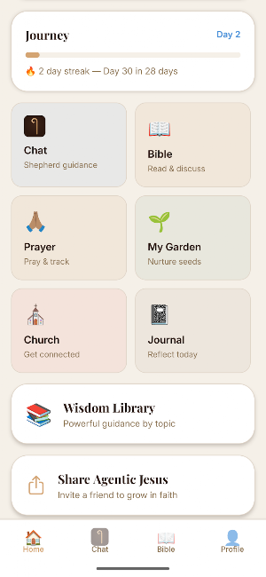 Agentic Jesus Screenshot 0