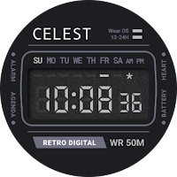 CELEST5528 Retro Digital Watch