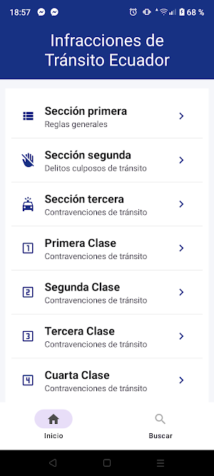 Infracciones de tránsito Ec Screenshot 0