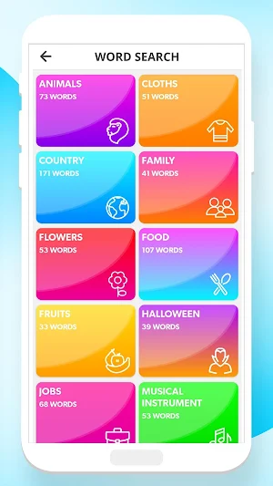 Word Search Puzzle - Brain Games Screenshot 1