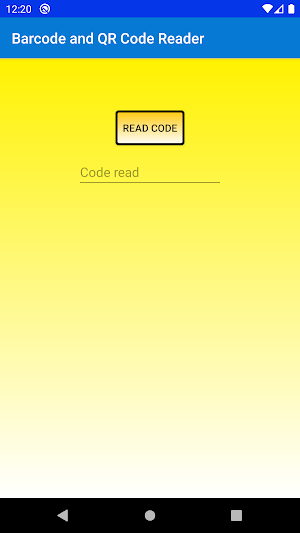 Reader Barcode and QR Screenshot 1