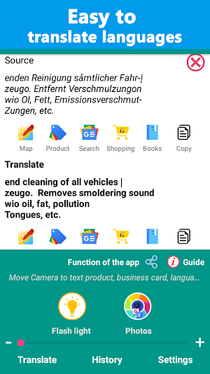 Language Translator - Translate directly Camera Screenshot 2