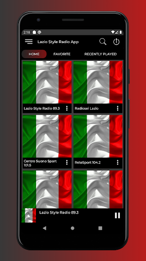 Lazio Style Radio App 89.3 Screenshot 0