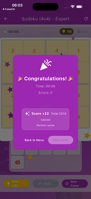 Sudoku Screenshot 1