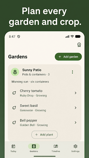 Vegetable Garden Journal Screenshot 0