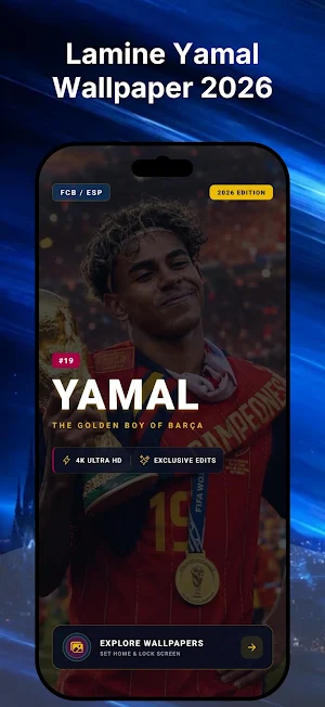 Lamine Yamal Wallpaper 2026 Screenshot 0