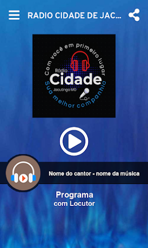 Rádio Cidade de Jacutinga Screenshot 0
