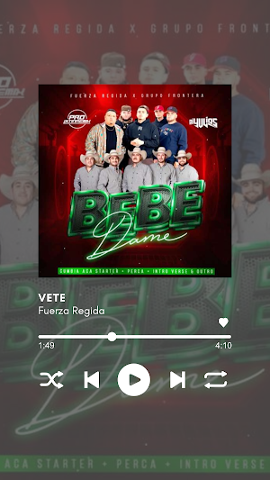 Bebe Dame - Fuerza MP3 Offline Screenshot 2