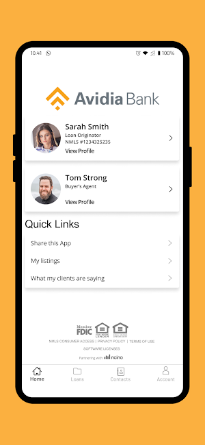 Avidia Mortgage App Screenshot 0