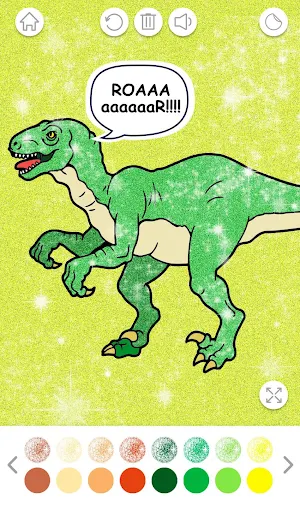 Glitter Coloring Book for Kids: Kids Games Screenshot 3