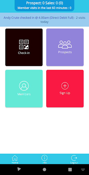 ClubWise for Staff Screenshot 1