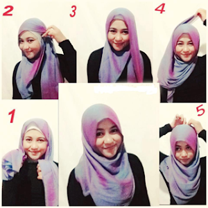 Cara Memakai Jilbab Segi Empat Screenshot 3