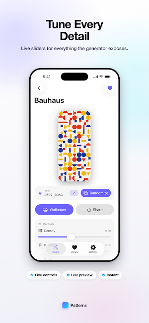 Patterns: Create Own Wallpaper Screenshot 1