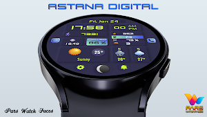 Astana Digital Watch Face Screenshot 3