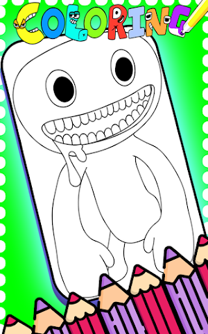 banban Garten 2 coloring game Screenshot 1