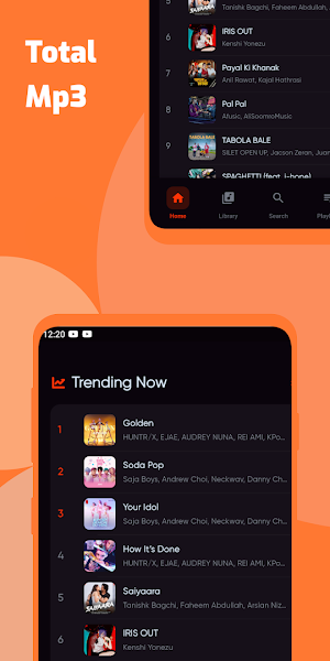 Total Mp3 offline music player Screenshot 2