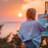 Outdoor Painting Wallpaper