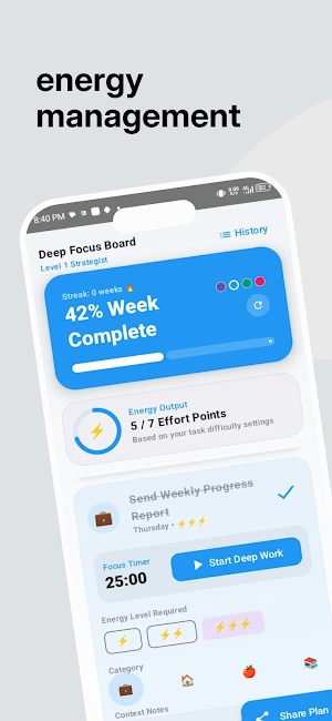 MonoFocus Planner Screenshot 2