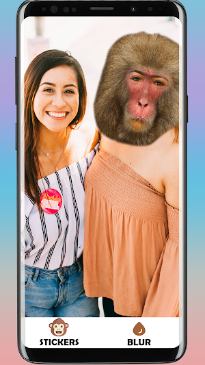 Crazy Monkey Face Filter Screenshot 0