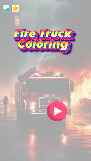 Fire Truck coloring book Screenshot 3