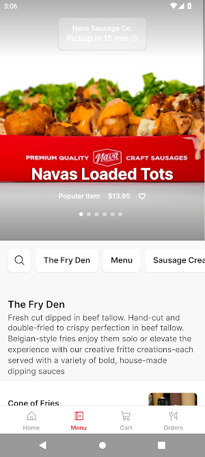 Nava Sausage Co. Screenshot 1