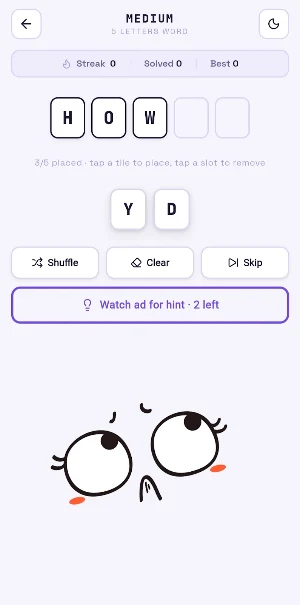 Scramble - Word Puzzle Screenshot 3