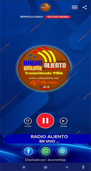 Radio Aliento Chile Screenshot 1