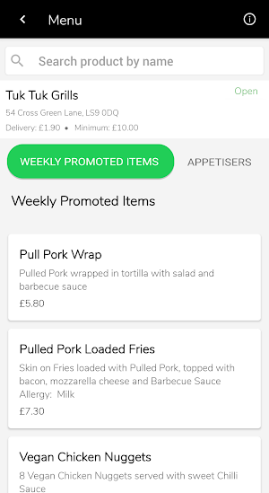 Tuk Tuk Grills Screenshot 1