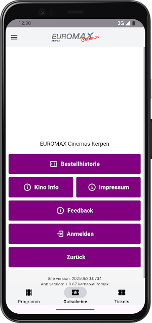 EUROMAX Cinemas Screenshot 0