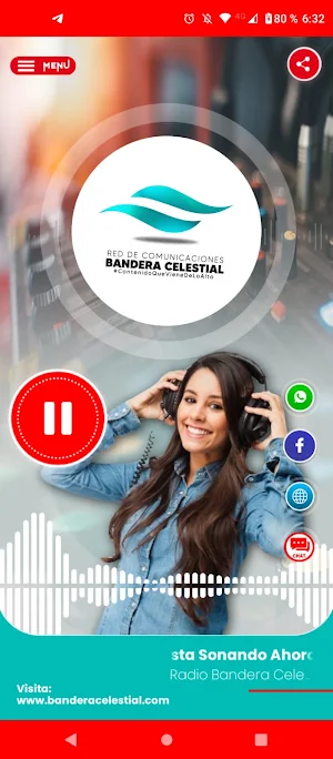 Radio Bandera Celestial Screenshot 1