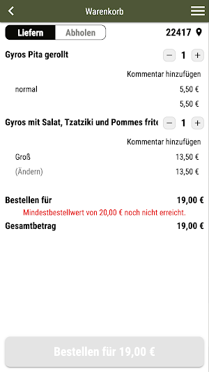 Olympia Grill Norderstedt Screenshot 1