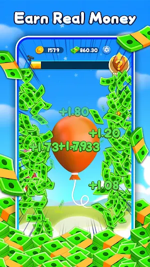 Lucky Knife Balloon Pop Screenshot 2