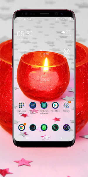 Candle Light Wallpaper Screenshot 0