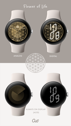 Flower of Life Watch Face Screenshot 3