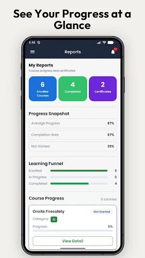 MilestoneLMS Screenshot 2