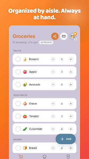 Yummy: Grocery List & Meals Screenshot 0