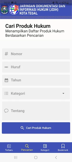 JDIH Kota Tegal Screenshot 0