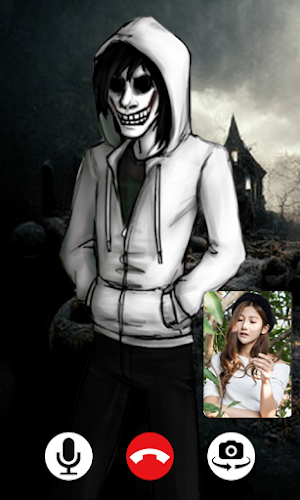 Jeff the killer Video Call Screenshot 1
