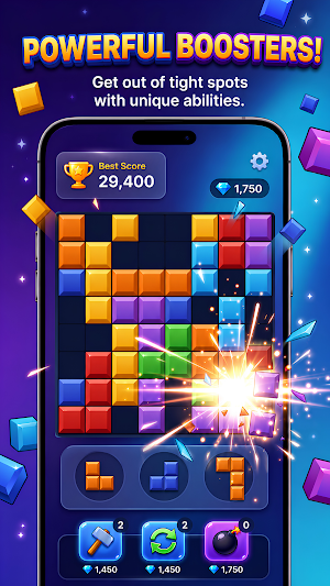 Block Blast: Puzzle Rush Screenshot 2