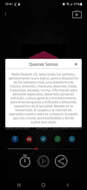 Radio Passion Us Screenshot 2