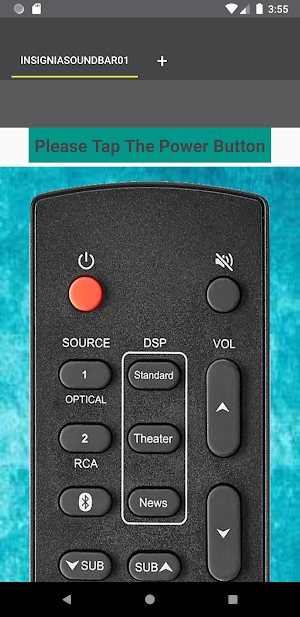 Insignia Soundbar Remote Screenshot 3