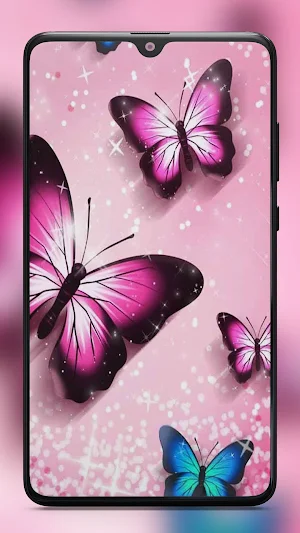Butterflies Wallpaper Aestheti Screenshot 1