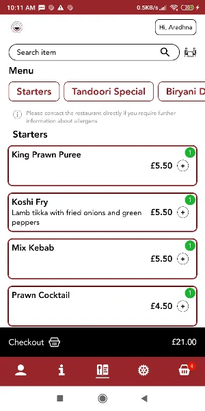 The Curry Hub Screenshot 1