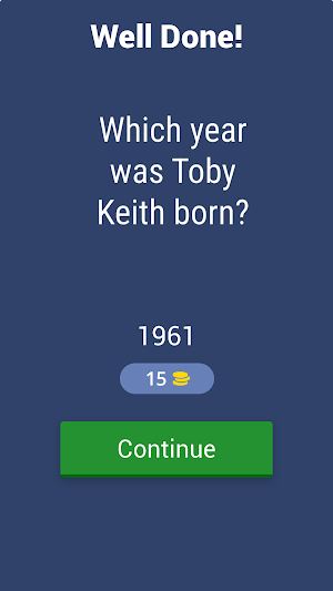 Toby Keith Trivia Quiz Screenshot 1