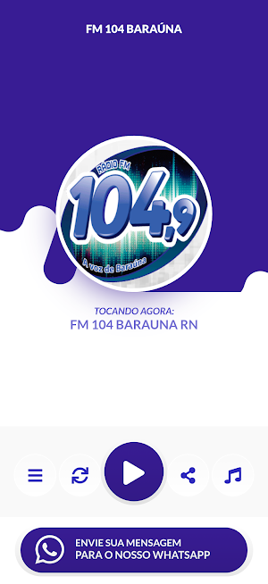 FM 104 BARAÚNA Screenshot 0