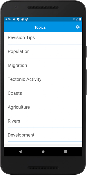 GCSE Geography Screenshot 1