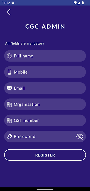 CGC Admin Screenshot 1