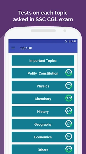 SSC CGL 2021 GK Screenshot 0